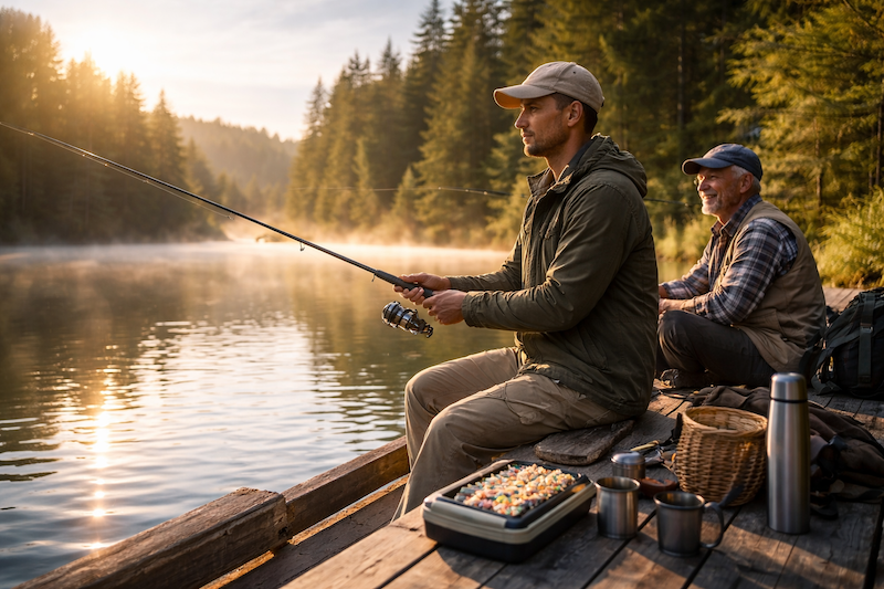 Fishing at Pacific Trails