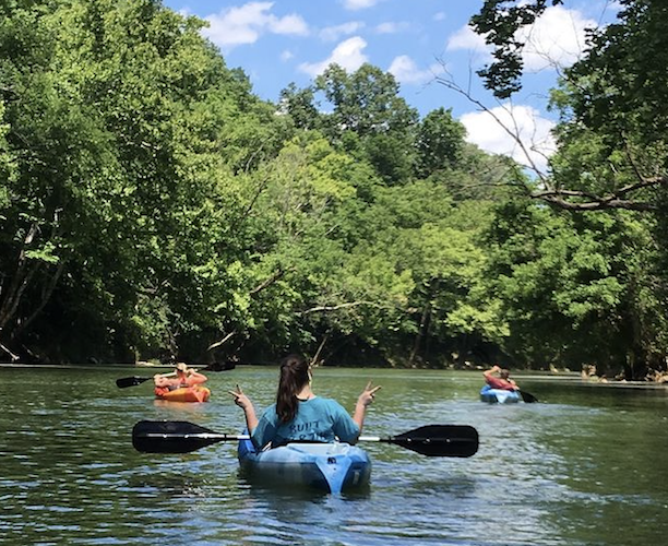 Kayaking at Pacific Trails