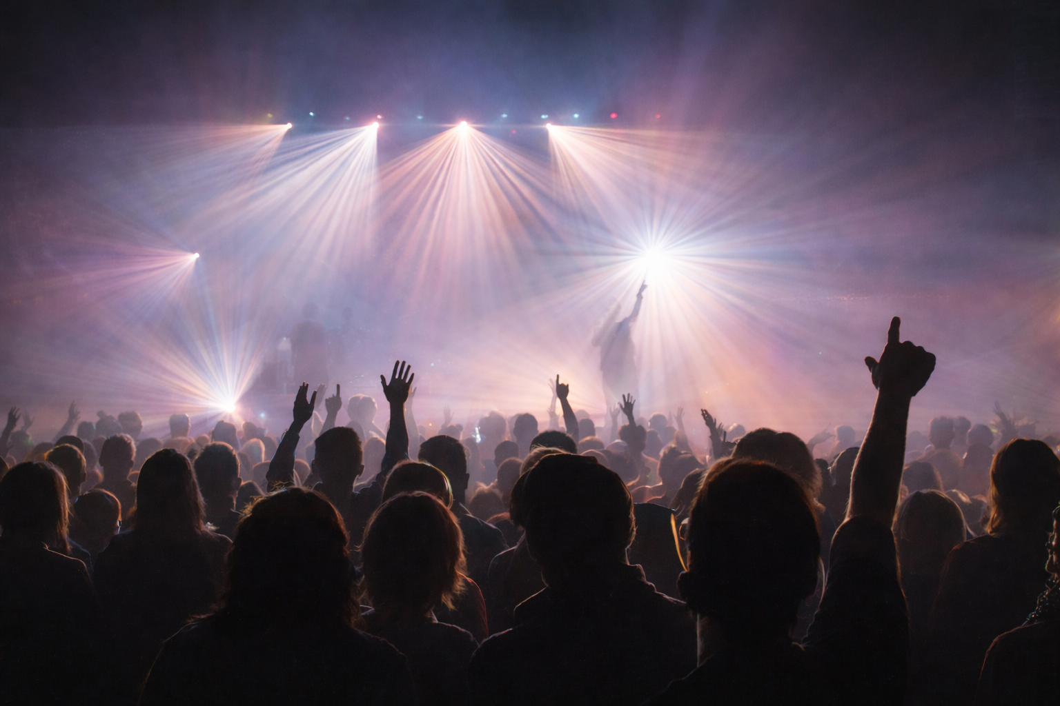 Event venue interior with decor and lighting